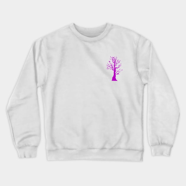 Pink Tree Crewneck Sweatshirt by sell stuff cheap